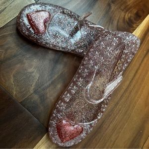 Girls Pink jelly shoes